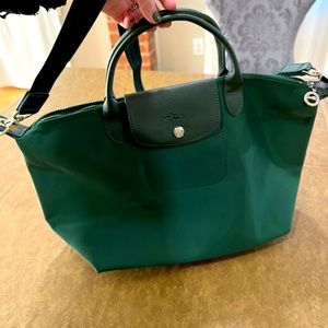 Longchamp Le Pliage Green Small Tote